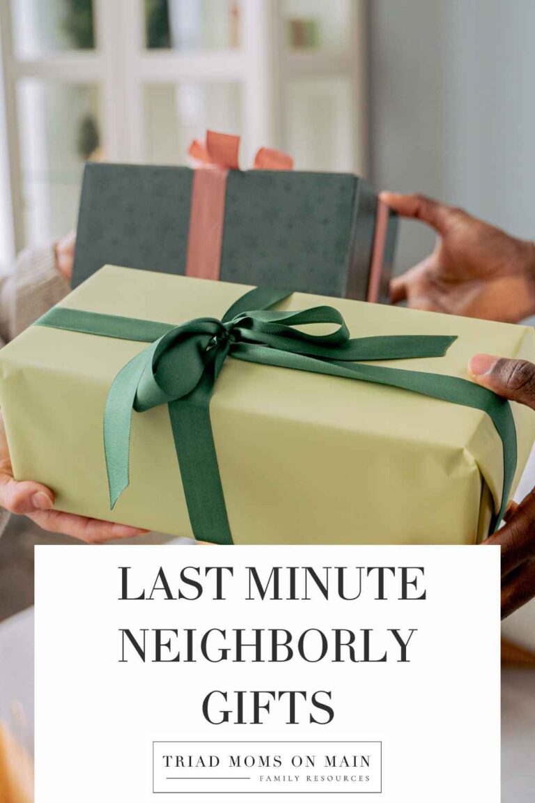 Last Minute Neighborly Gifts