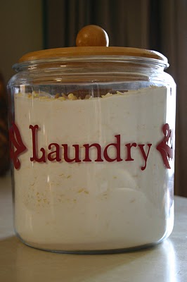 I Saw This on Pinterest! ~ Homemade Laundry Detergent