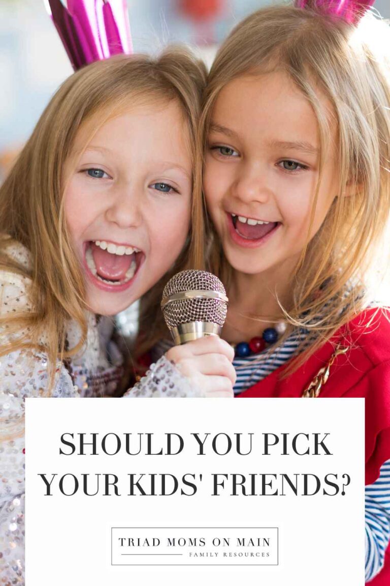 Should you pick your kids’ friends?
