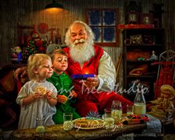 Fine Art Santa Portraiture with Your Children