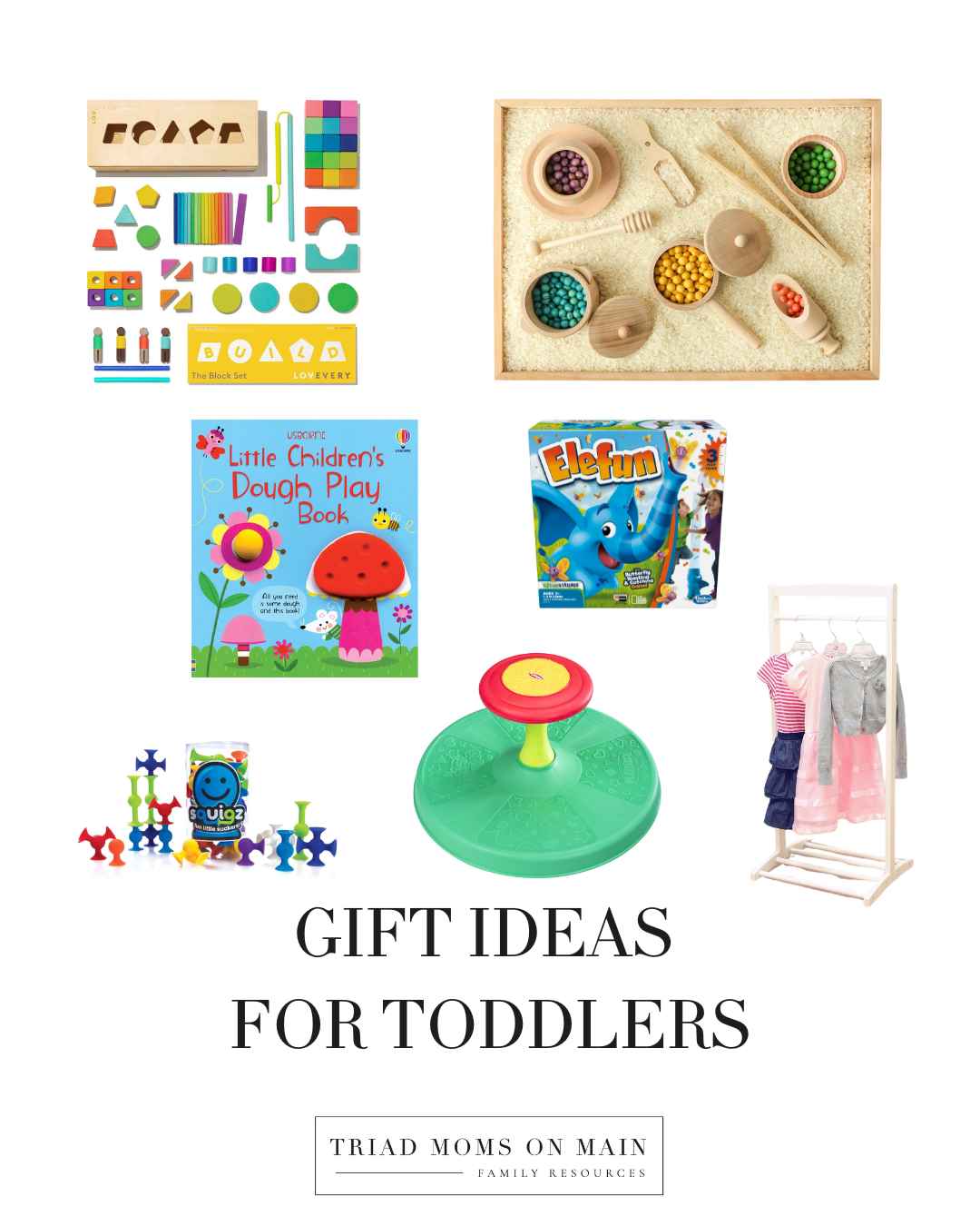 Holiday Gift Guide for Toddlers Ages 1 - 3 