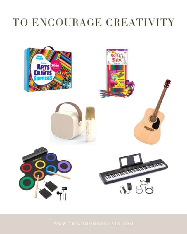 Gift Guide for Kids 4-7 to encourage creativity