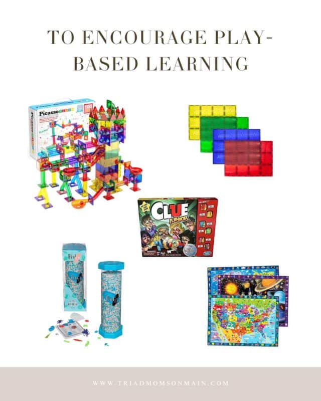 Gift Guide for Kids 4-7 to encourage play based learning