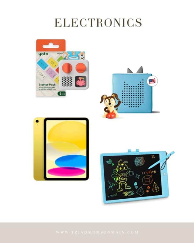 Gift Guide for 4-7 electronics