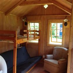 Weekend Trip Idea: Cabin Camping