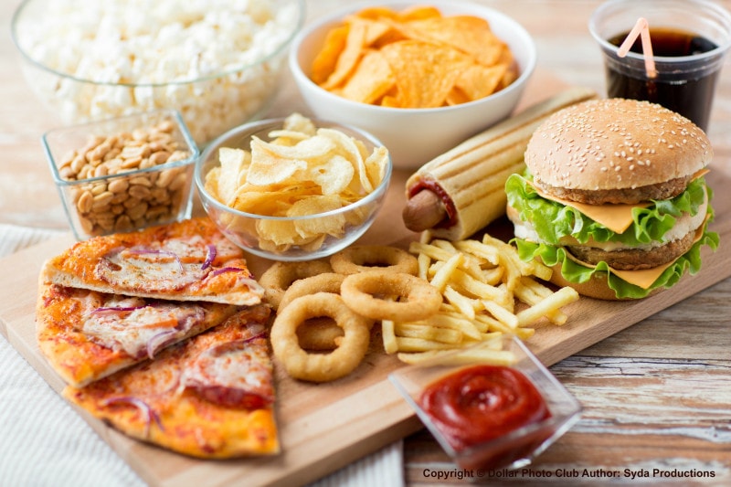 unhealthy food images