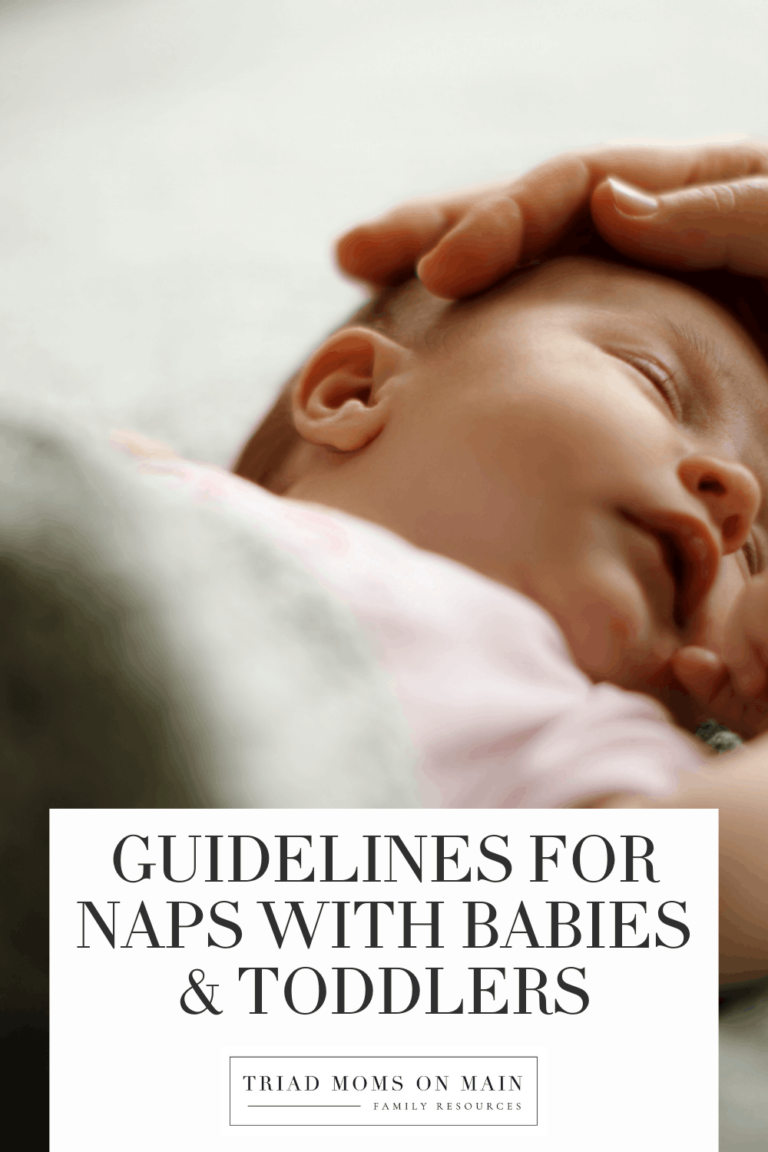 Guidelines for Naps with Babies and Toddlers