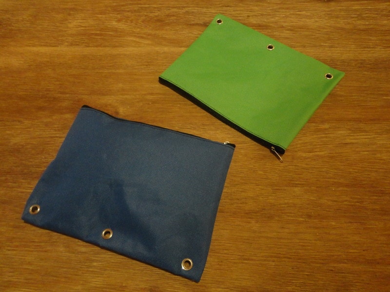 Canvas zipper bags