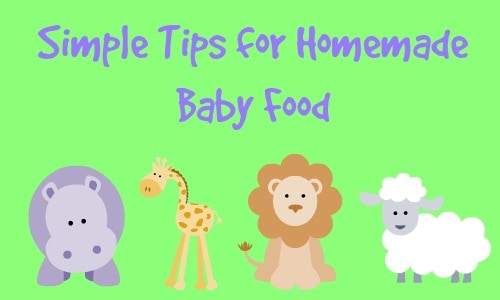 Simple Tips for Homemade Baby Food