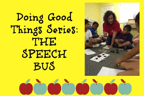 “Doing Good Things Series” – The Speech Bus