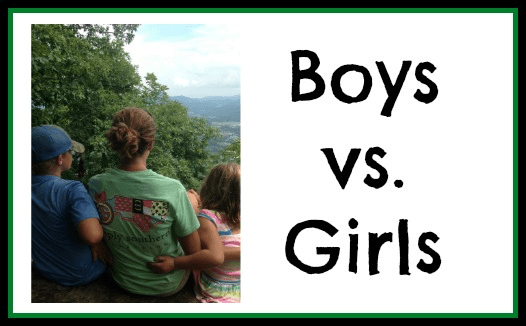 Adventures in Parenting: Boys vs. Girls