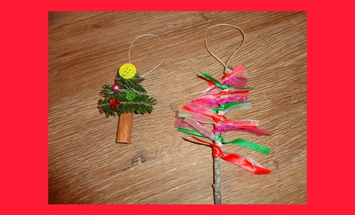 Two Easy DIY Christmas Tree Ornaments