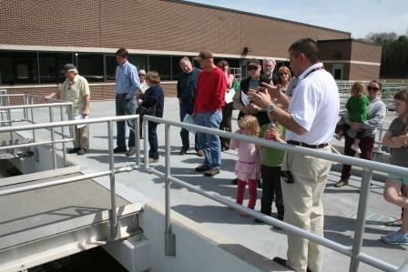 The Creek Week water plant tour is a good field trip for home schoolers.