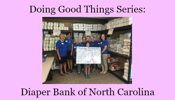 Doing Good Things Series: Diaper Bank of North Carolina