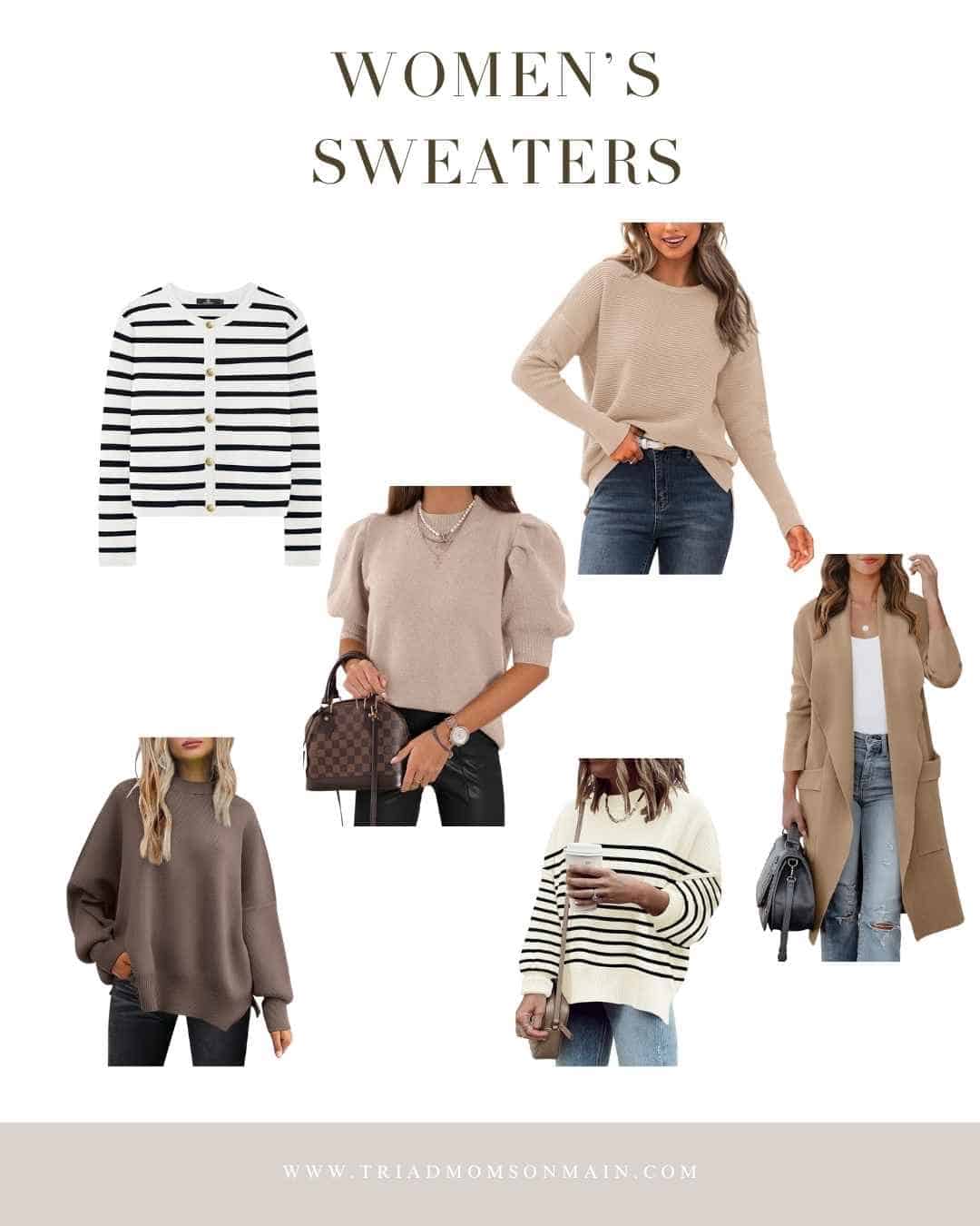 Women's Fall Outfit Ideas Sweaters