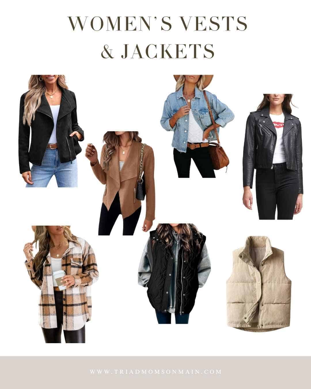 Women's Fall Outfit Ideas Fall Jackets and Vests