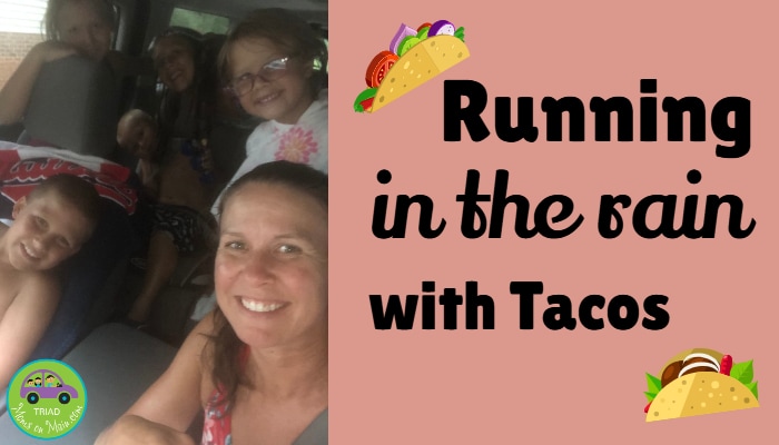 Running in the Rain with Tacos