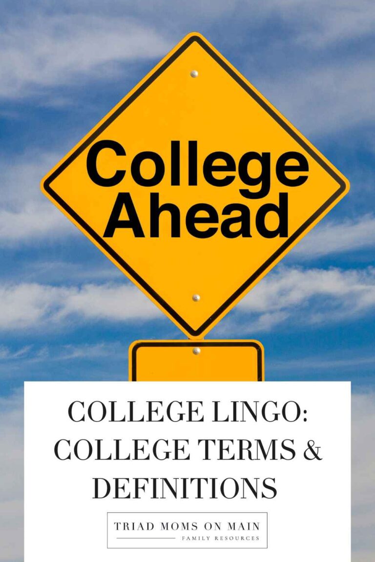 College Lingo: college terms and definitions