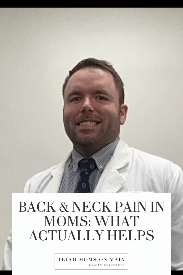 Back and Neck Pain in Moms: Causes, Relief, and What Actually Helps