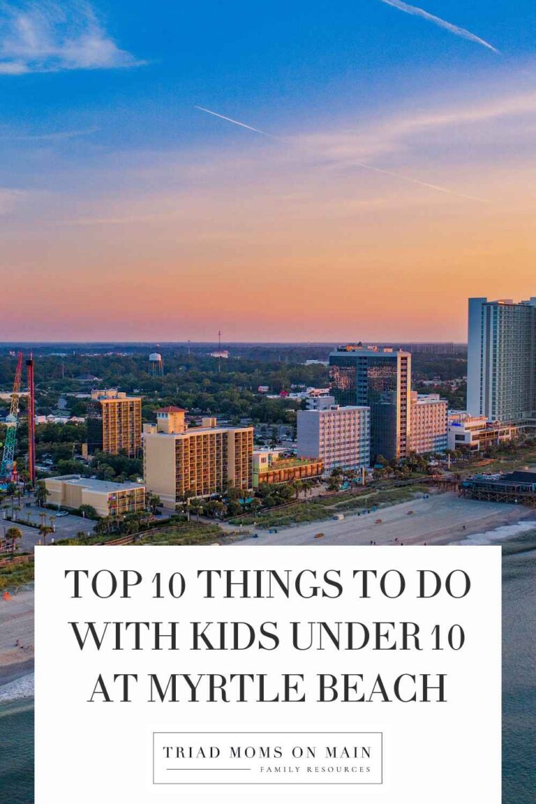 Top 10 Things to do with Kids Under 10 at Myrtle Beach