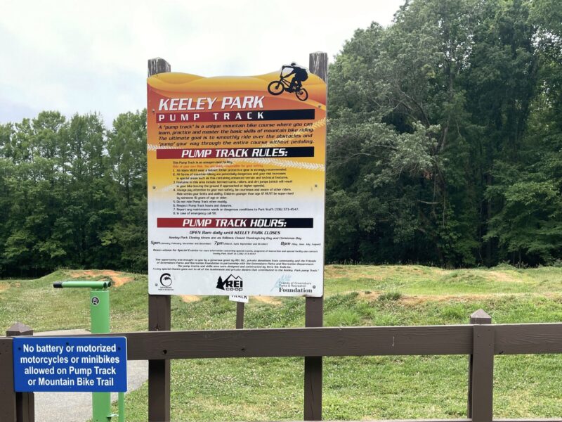 Pump Track Keeley Park McLeansville, NC