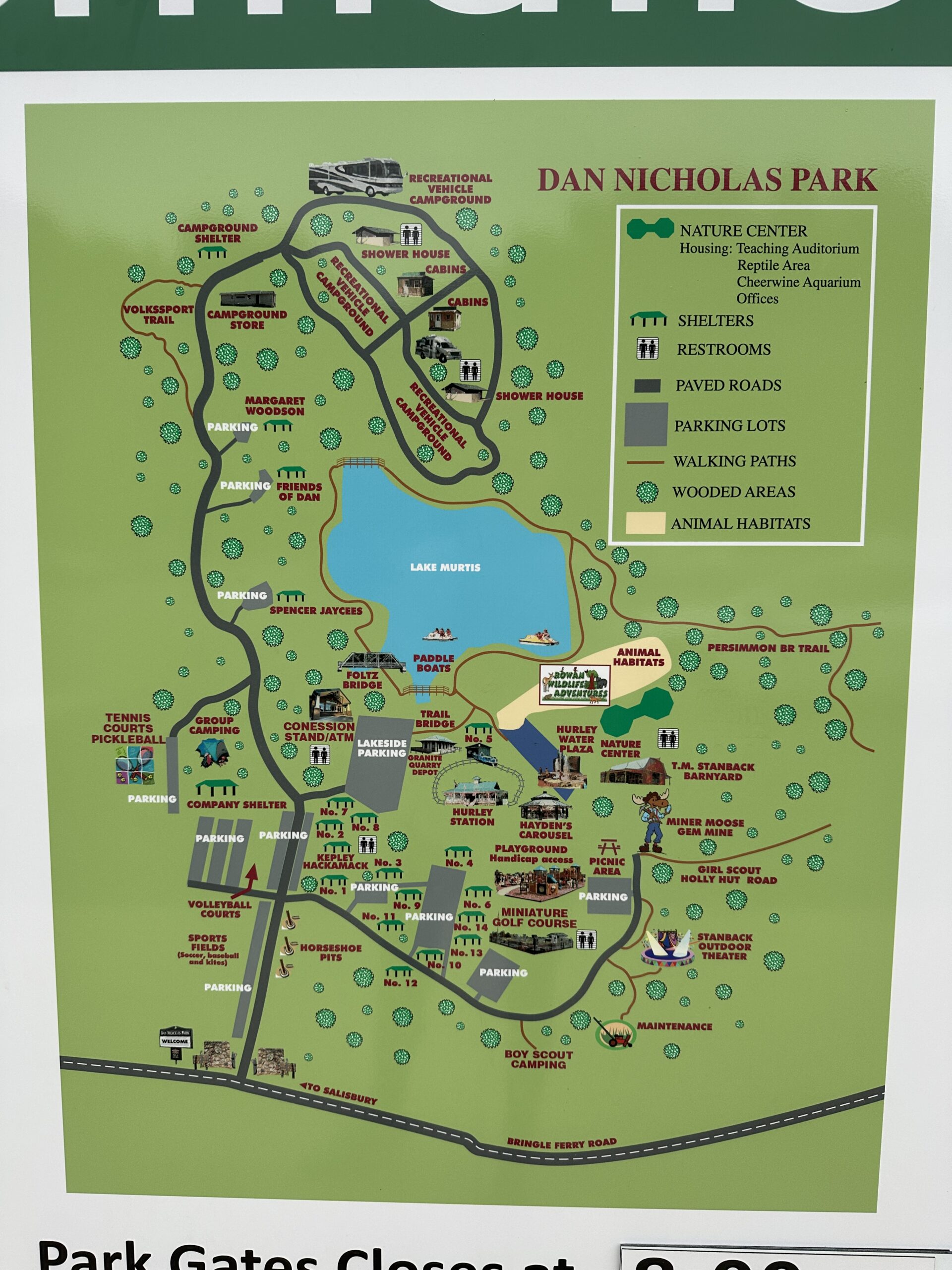 Dan Nicholas Park Map