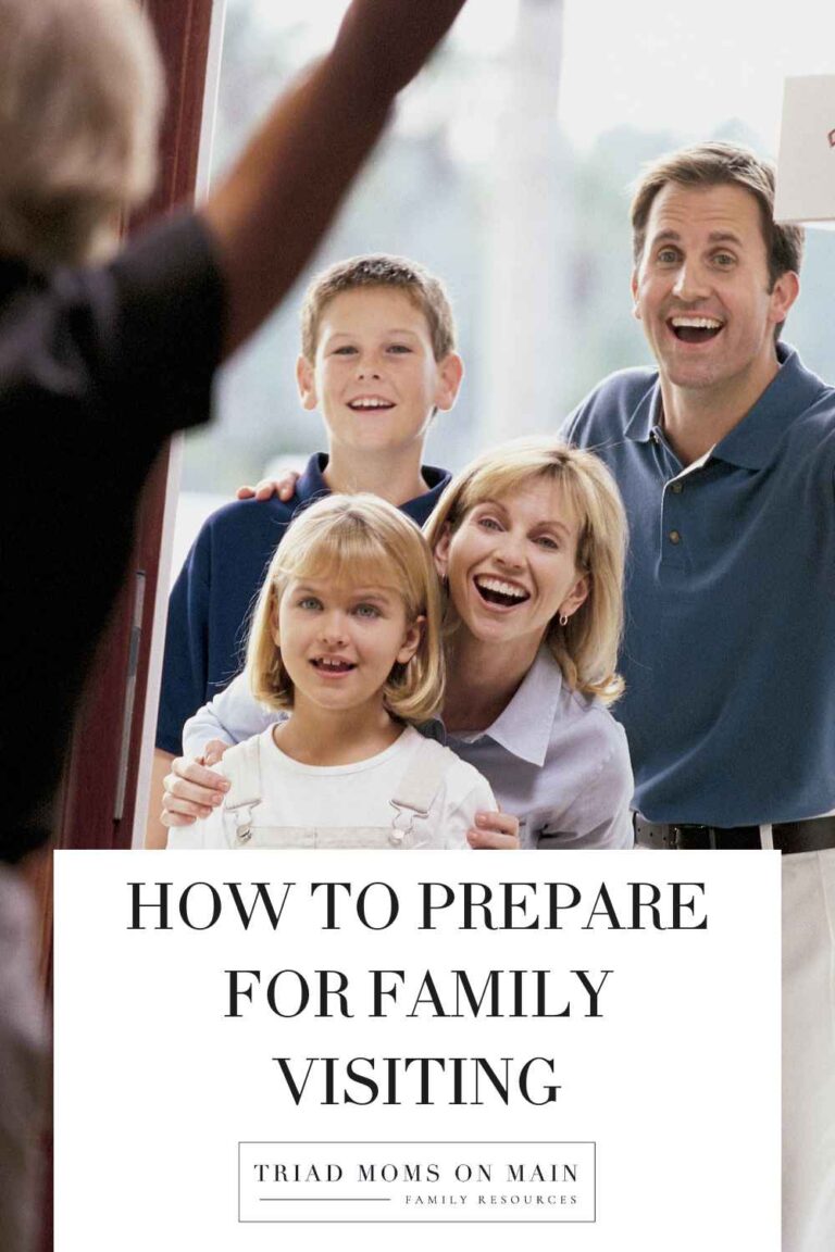 How to prepare for family visiting