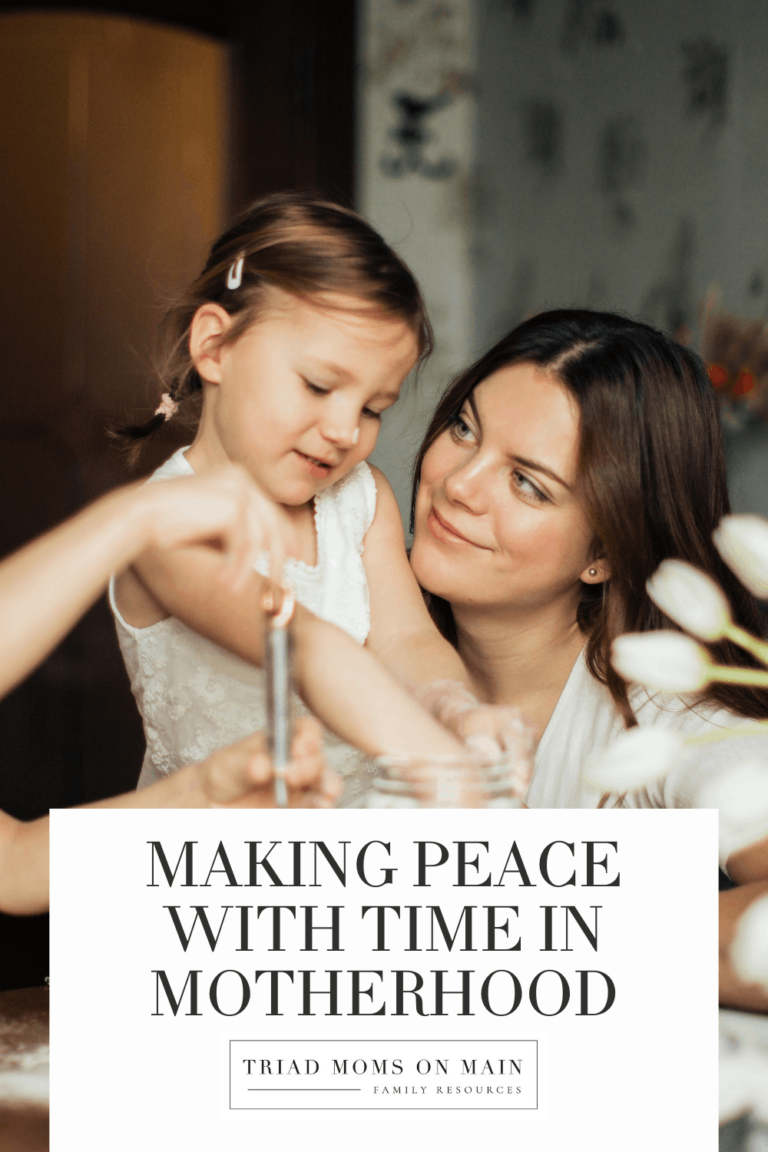A Mindful Mom: Making Peace With Time