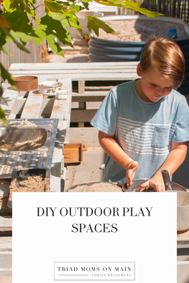 DIY Outdoor Play Spaces