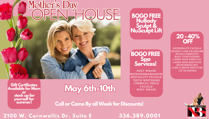 Mother’s Day Event May 6th through May 10th