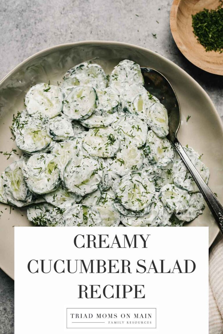 Creamy Cucumber Salad Recipe