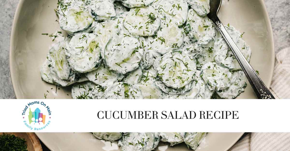 Creamy Cucumber Salad Recipe