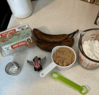 Banana Bread Ingredients