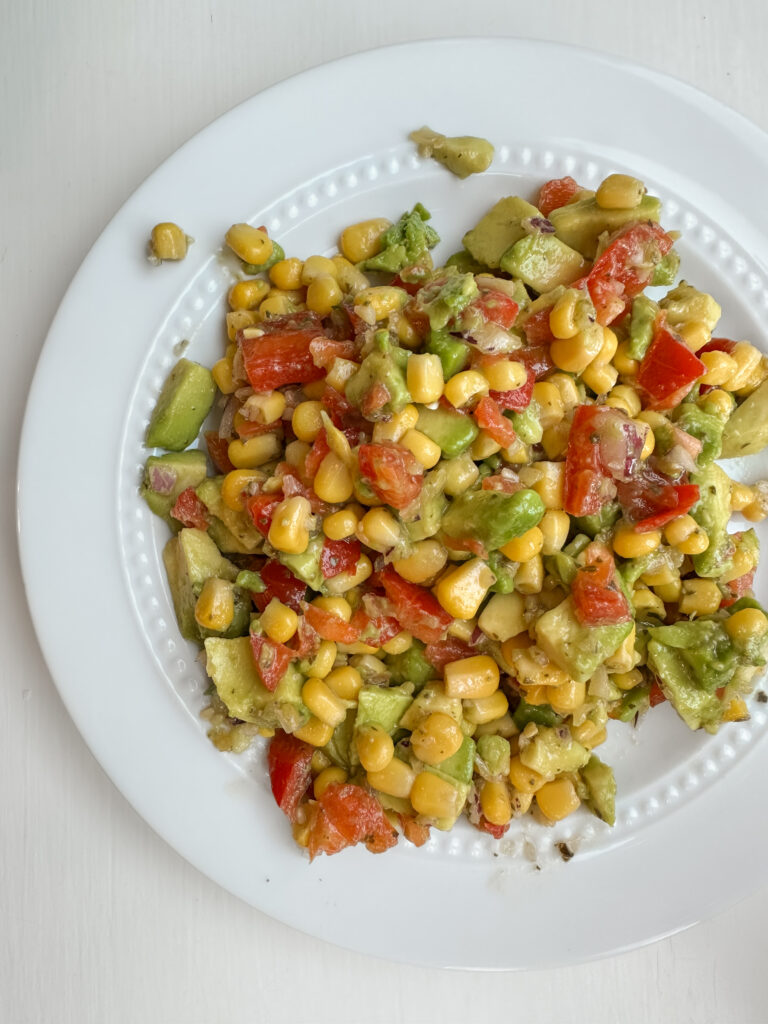 Summer Avocado Corn Salad Side