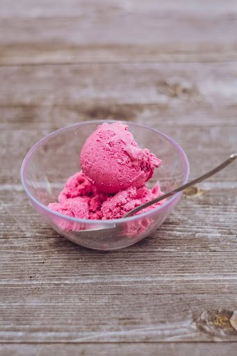 Raspberry Protein Ice Cream