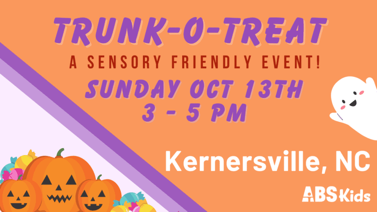 Trunk-O-Treat A Sensory Friendly Event!