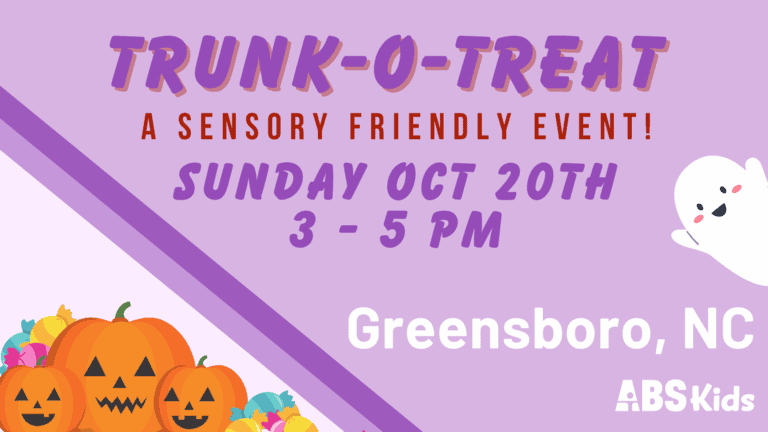 Trunk-O-Treat A Sensory Friendly Event!