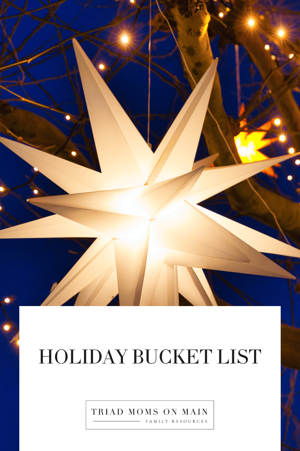 Holiday Bucket List