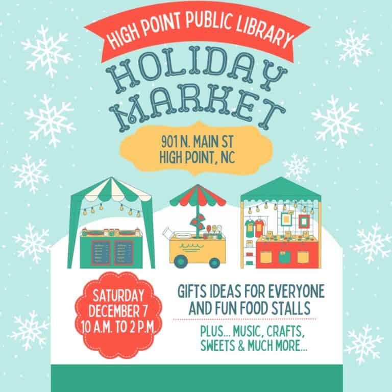 High Point Public Library Holiday Market