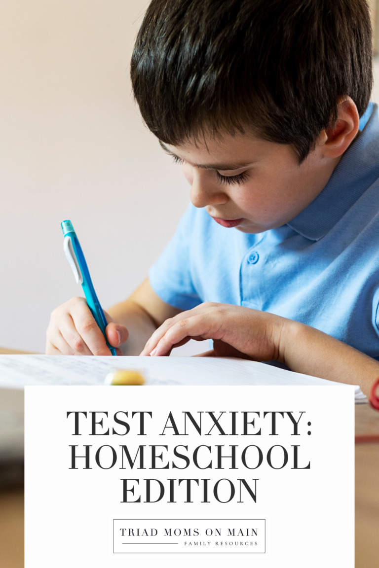 Test Anxiety for Homeschooled Children in the Triad