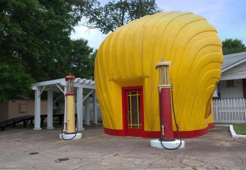 Old Shell Station Shell-Shaped Winston-Salem