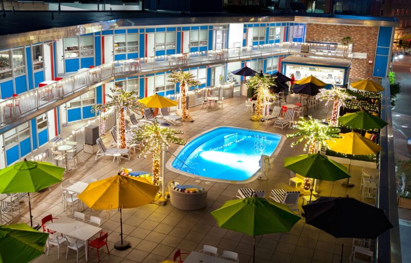 Pool at the Unscripted Durham