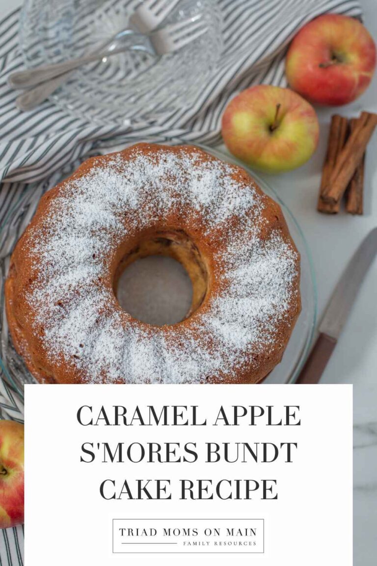Caramel Apple S’mores Bundt Cake Recipe