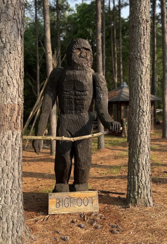 Hursey's Sculpture Park in Mocksville, NC Bigfoot