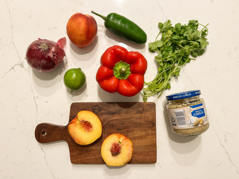 Peach Salsa Recipe Ingredients