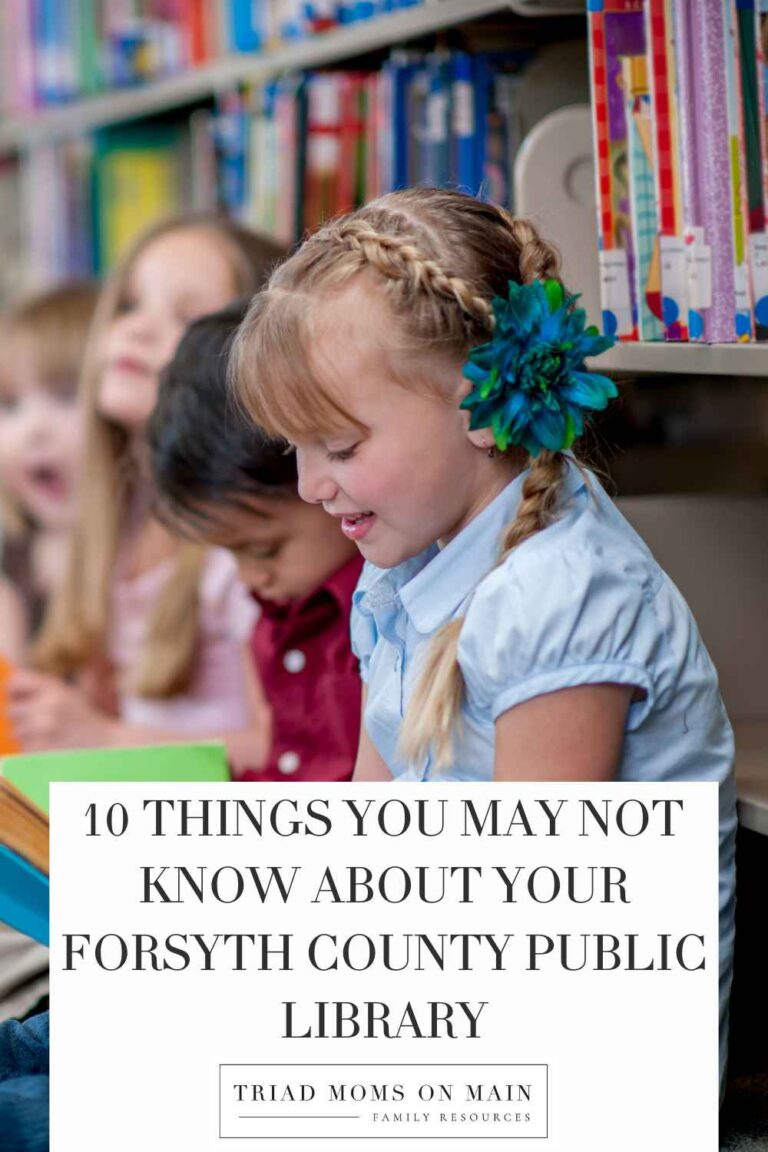 10 Things You May Not Know About Your Forsyth County Public Library