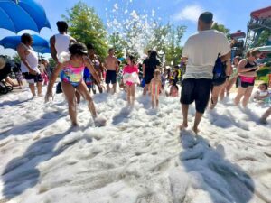 Foam Party at Wet N Wild Emerald Pointe in Greensboro, NC