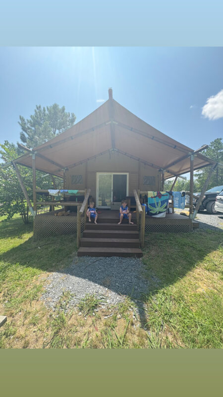 Cabin at Yogi Bear’s Jellystone Park Campground in Asheboro, NC