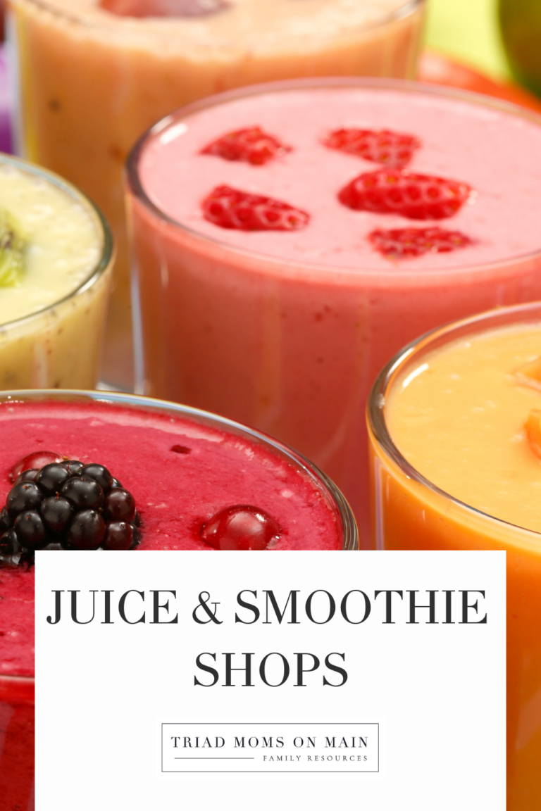 Juice and Smoothie Shops in the Triad