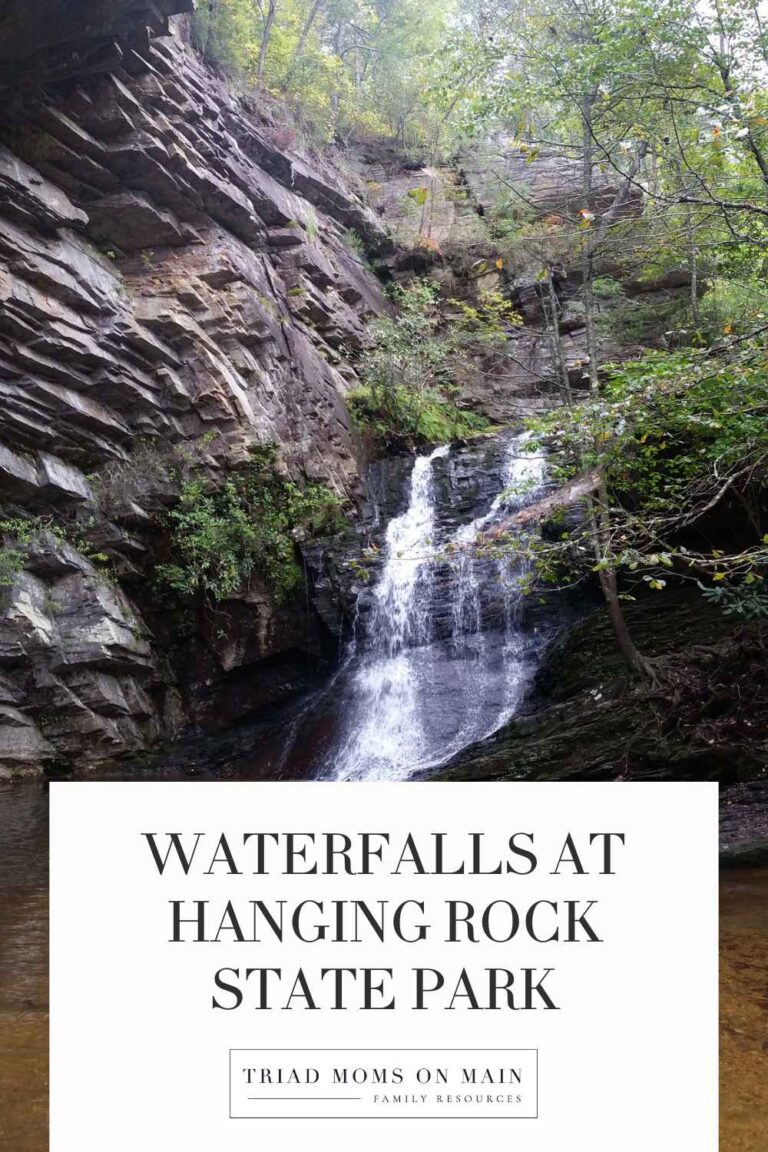 Waterfalls at Hanging Rock State Park